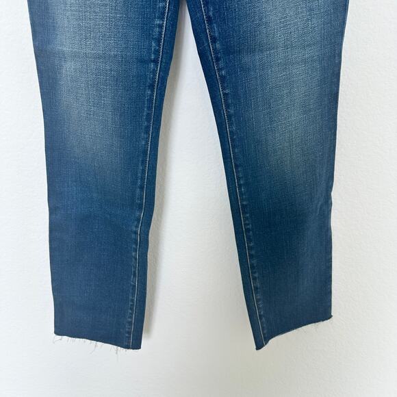 NWT L'AGENCE Sada Slim Leg Cropped Jeans Sz 25 Dark Wash Casual Luxe‎ Parisian - Picture 5 of 9